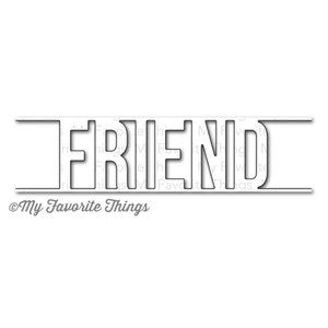 MFT Die-namics Friend Die My Favorite Things Vault For Die-Cutting Machines Used